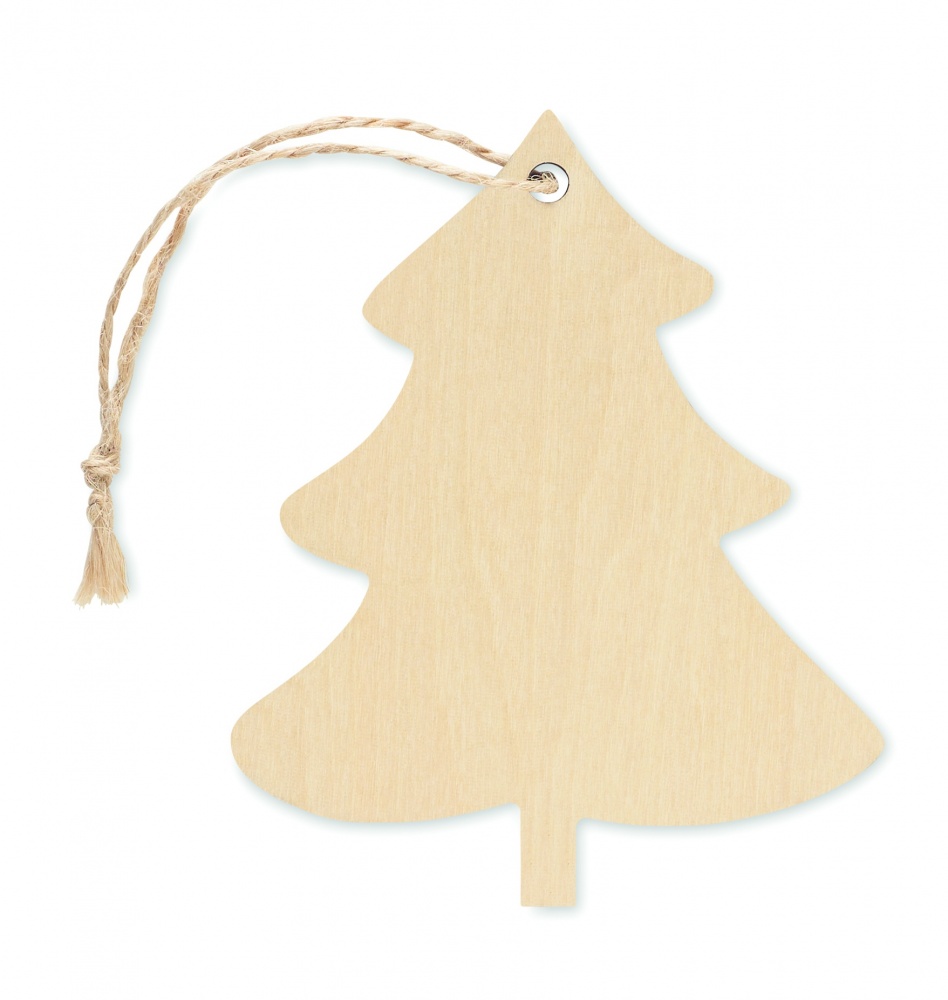 Logo trade promotional giveaways image of: Christmas ornament tree